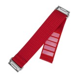 Nylonový řemínek FIXED Nylon Sporty Strap pro Garmin QuickFit 22mm, červený