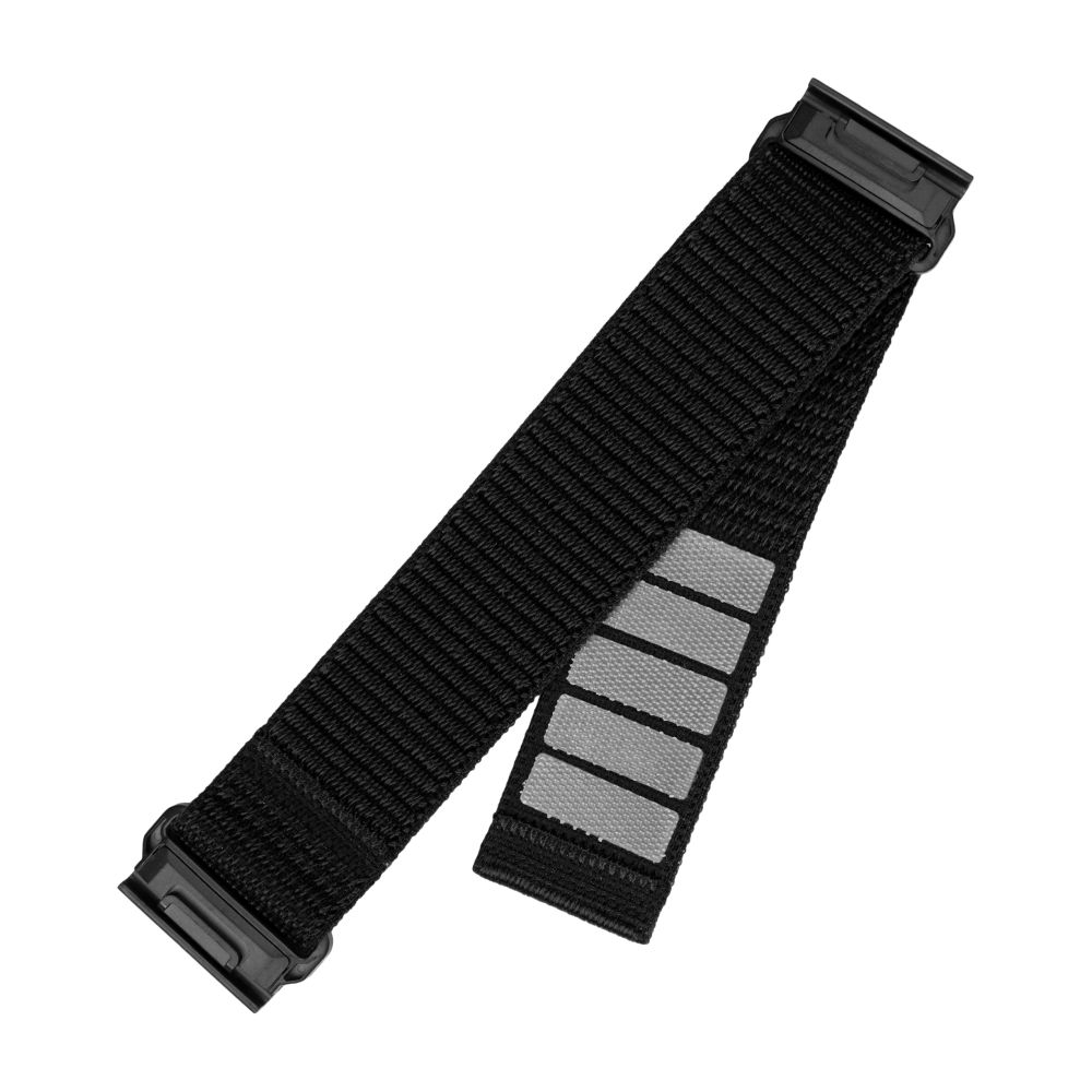 Nylonový řemínek FIXED Nylon Sporty Strap pro Garmin QuickFit 22mm, černý