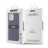 DKNY PC/TPU Repeat Pattern Tonal Stripe Magsafe Zadní Kryt pro iPhone 12/12 Pro Blue