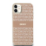 DKNY PC/TPU Repeat Pattern Tonal Stripe Magsafe Zadní Kryt pro iPhone 11 Pink