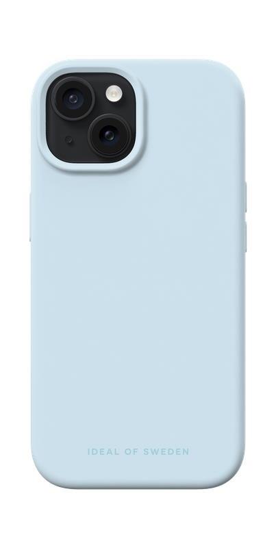 Silikónový ochranný kryt iDeal Of Sweden pre Apple iPhone 15, light blue