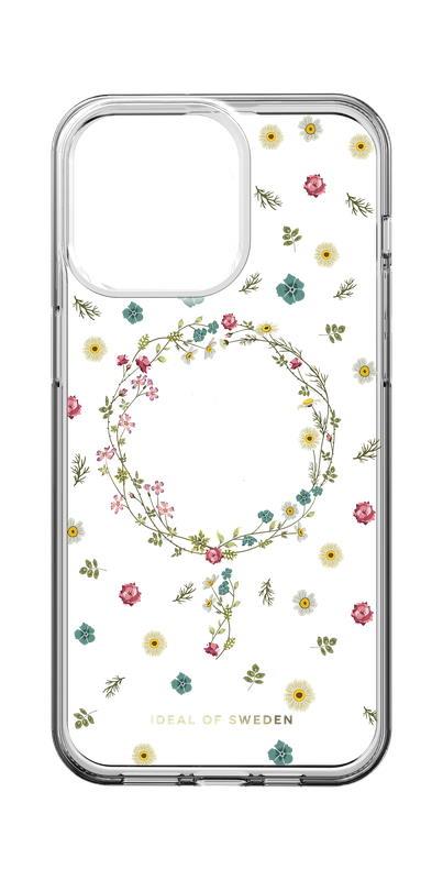 Ochranný kryt s Magsafe Clear Case Mid iDeal Of Sweden pre Apple iPhone 15 Pre Max, petite floral