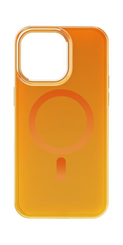 Ochranný kryt s Magsafe Clear Case Mid iDeal Of Sweden pre Apple iPhone 15 Pro Max, orange spritz