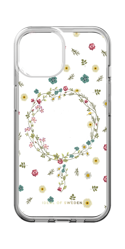 Ochranný kryt s Magsafe Clear Case Mid iDeal Of Sweden pre Apple iPhone 15, petite floral