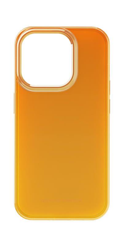 Ochranný kryt s Clear Case Mid iDeal Of Sweden pre Apple iPhone 15 Pro, orange spritz