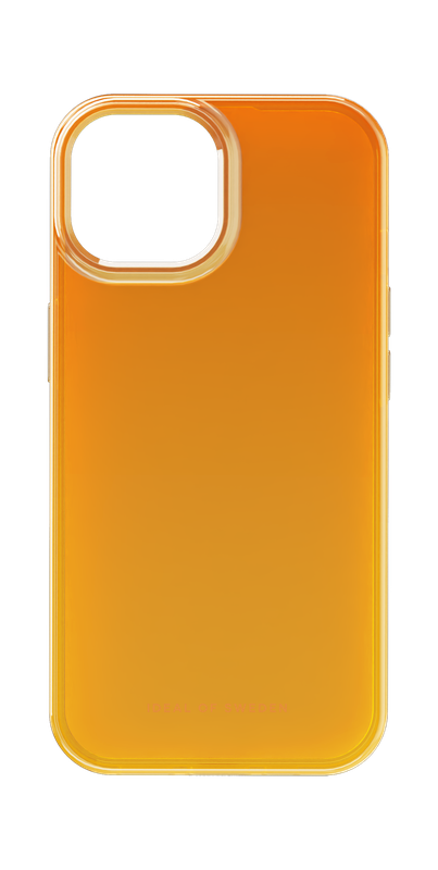 Ochranný kryt s Clear Case Mid iDeal Of Sweden pre Apple iPhone 15, orange spritz