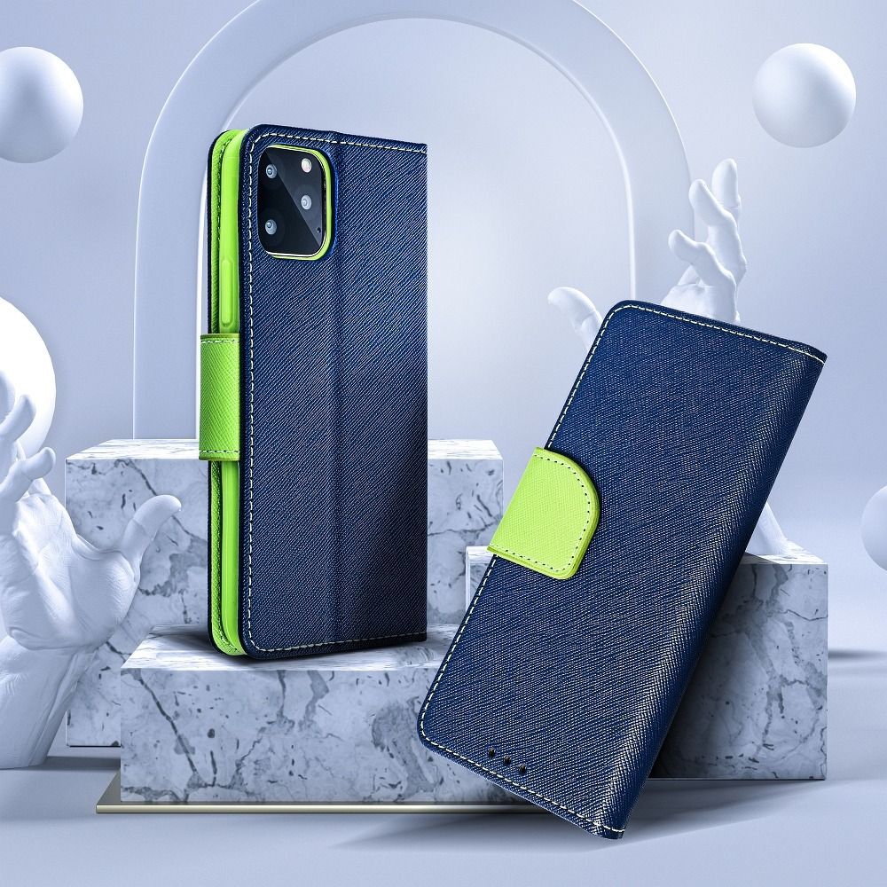 Fancy Book for SAMSUNG S22 PLUS navy / lime