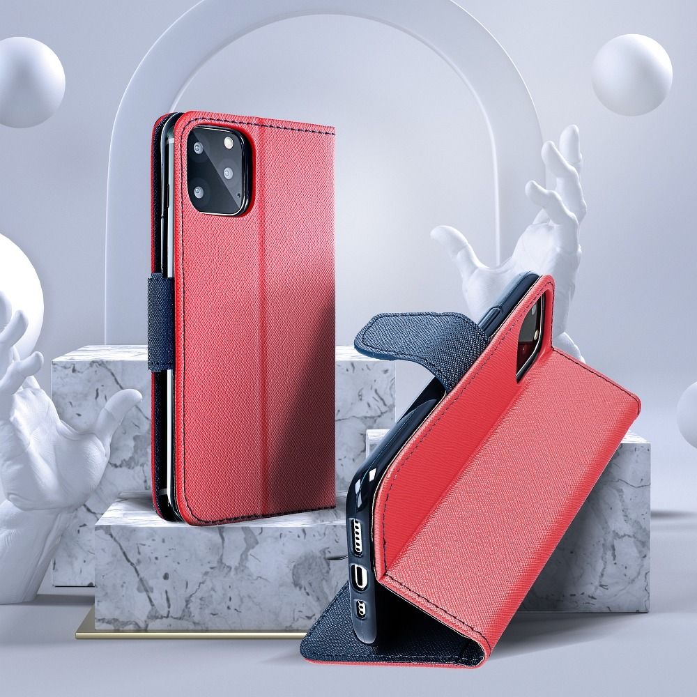 Fancy Book for SAMSUNG S22 PLUS red / navy