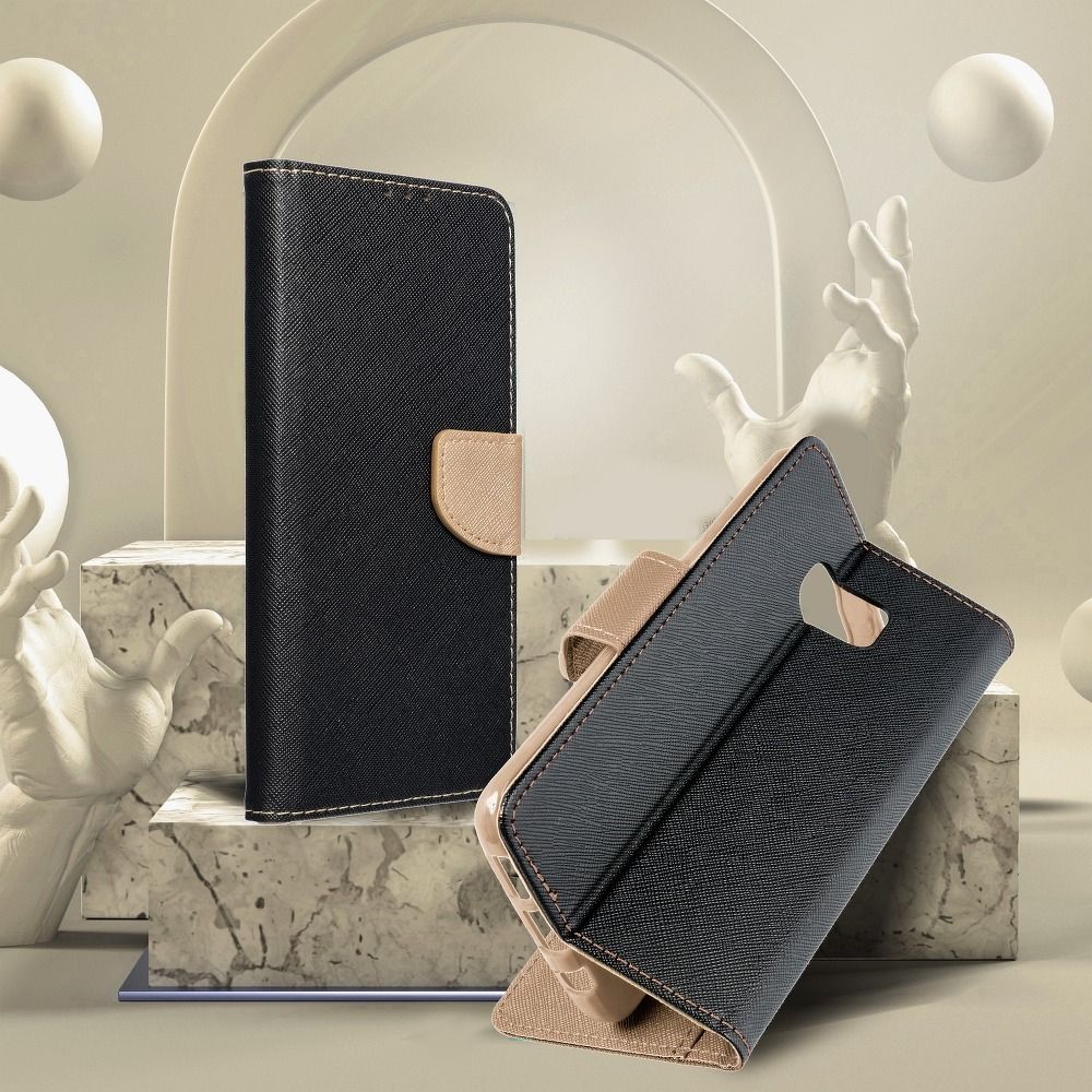 Fancy Book for SAMSUNG S22 PLUS black / gold