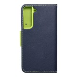 Fancy Book for SAMSUNG S22 navy / lime