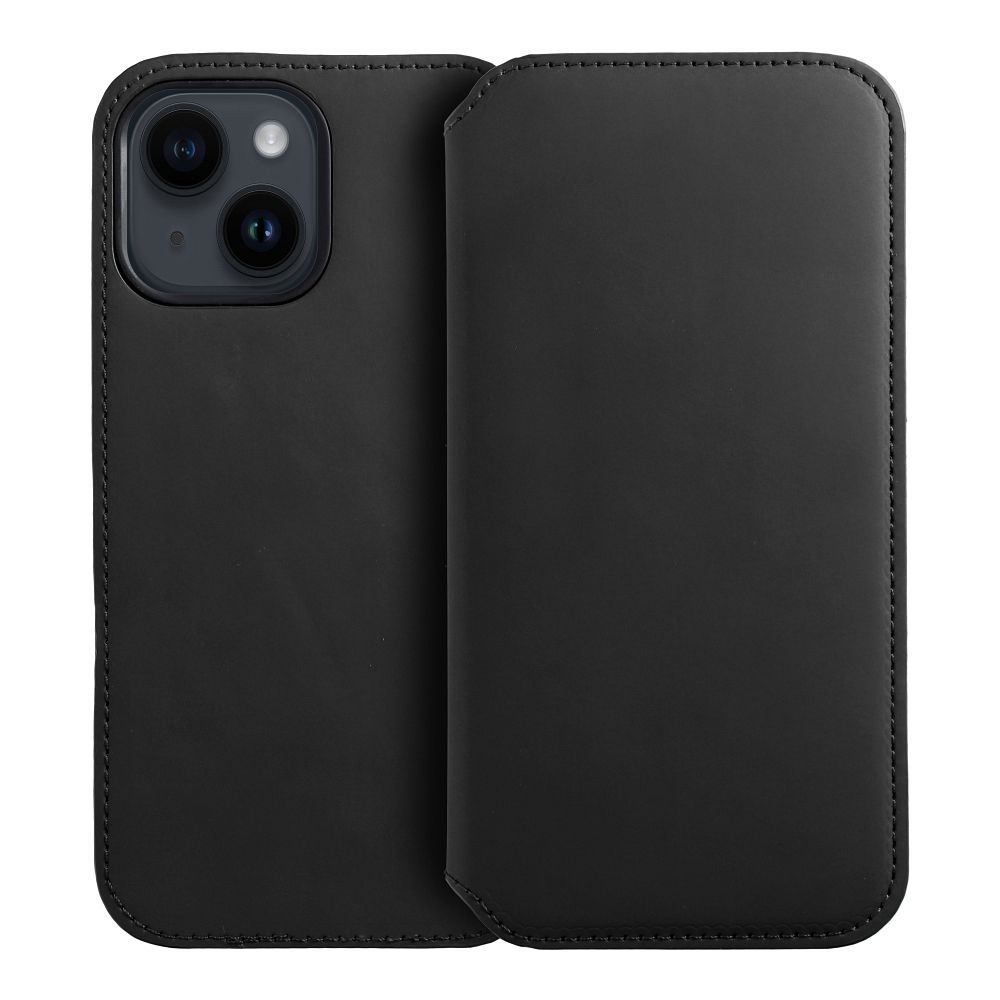 Dual Pocket book for IPHONE 15 black