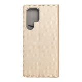 Smart Case Book for SAMSUNG S22 ULTRA gold