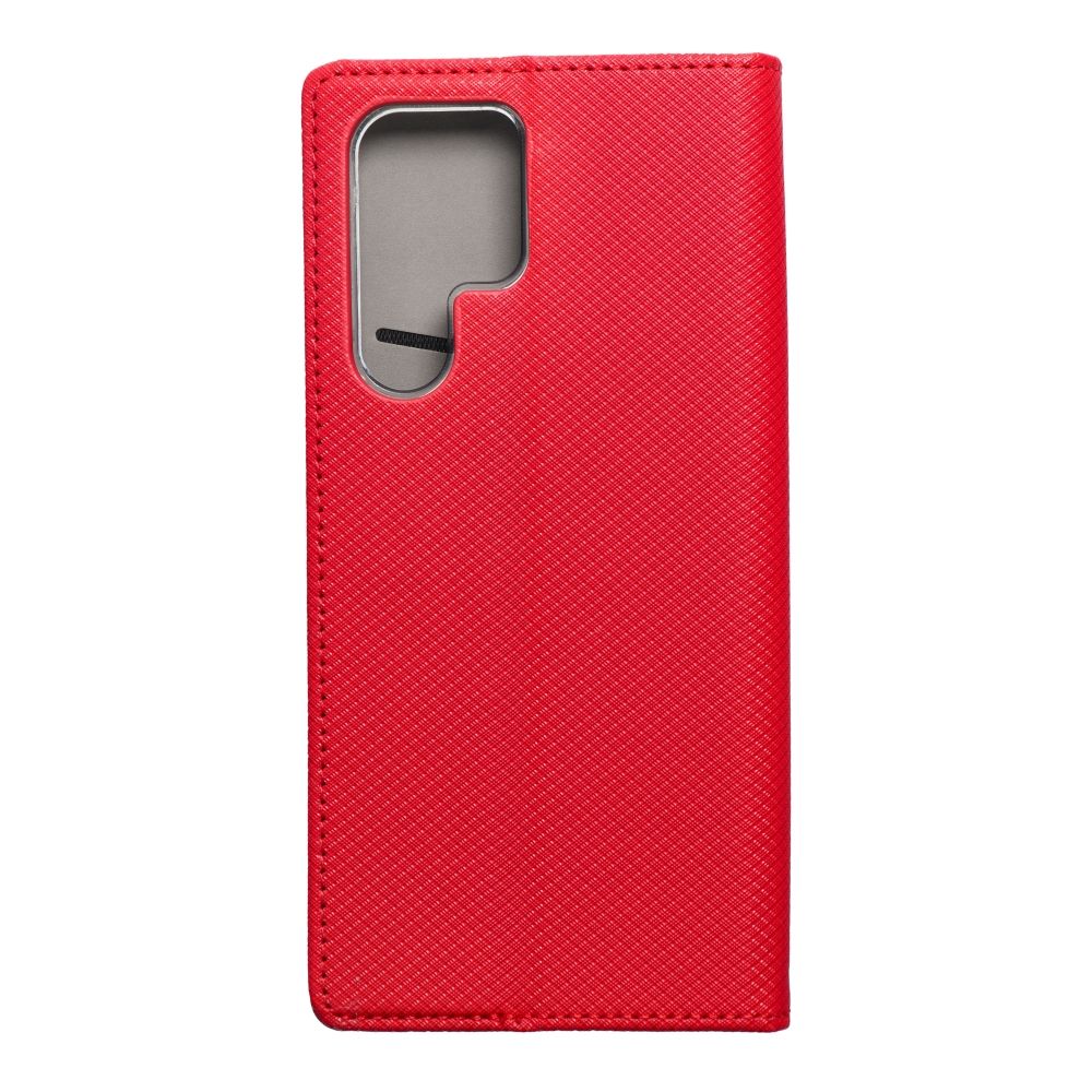 Smart Case Book for SAMSUNG S22 ULTRA red