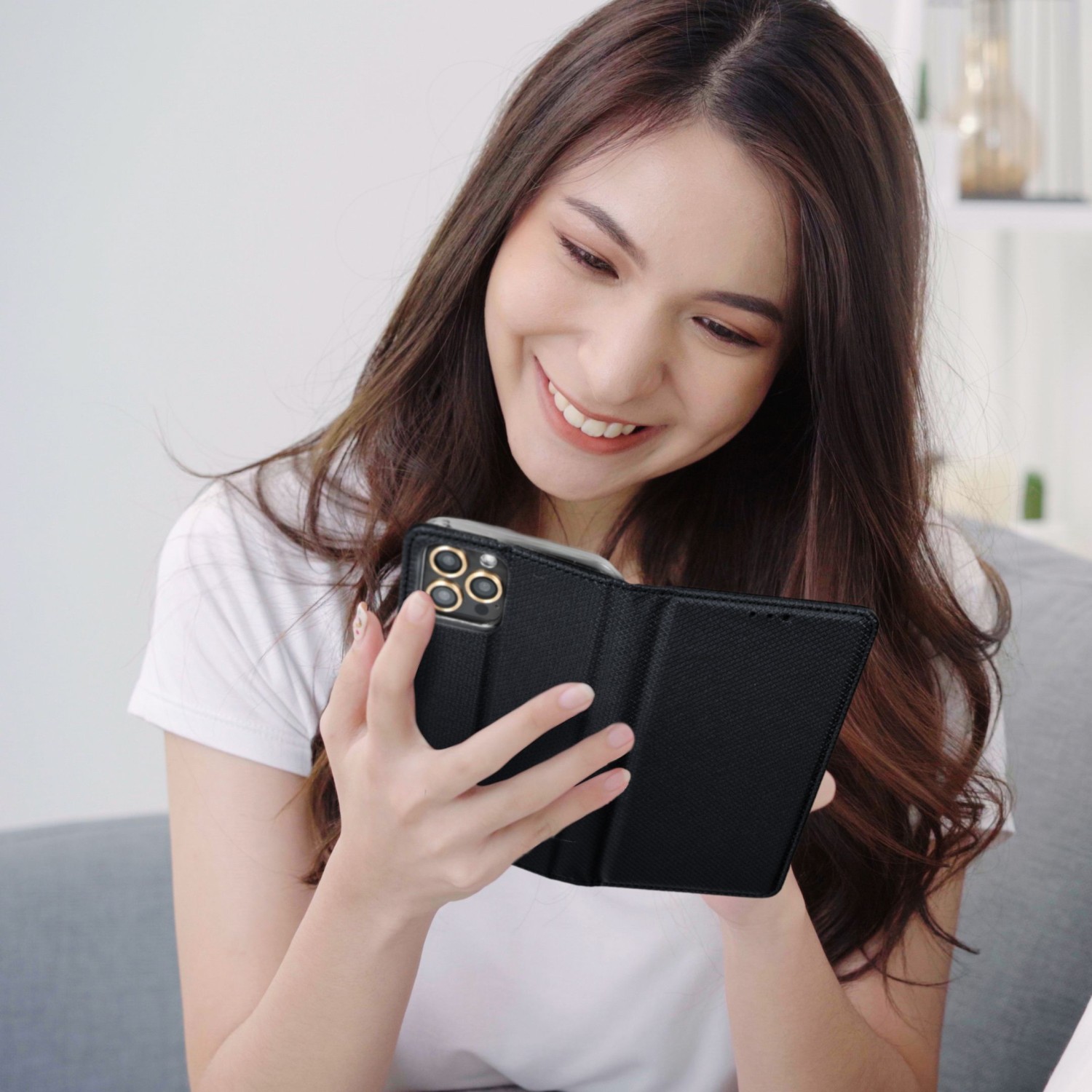 Smart Case book for OPPO RENO 8 5G black