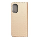 Smart Case book for MOTOROLA MOTO G62 gold