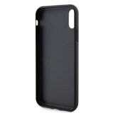 Karl Lagerfeld PU Saffiano Karl and Choupette NFT Zadní Kryt pro iPhone XR Black