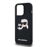 Karl Lagerfeld Liquid Silicone Double Heads Magsafe Zadní Kryt pro iPhone 14 Pro Black