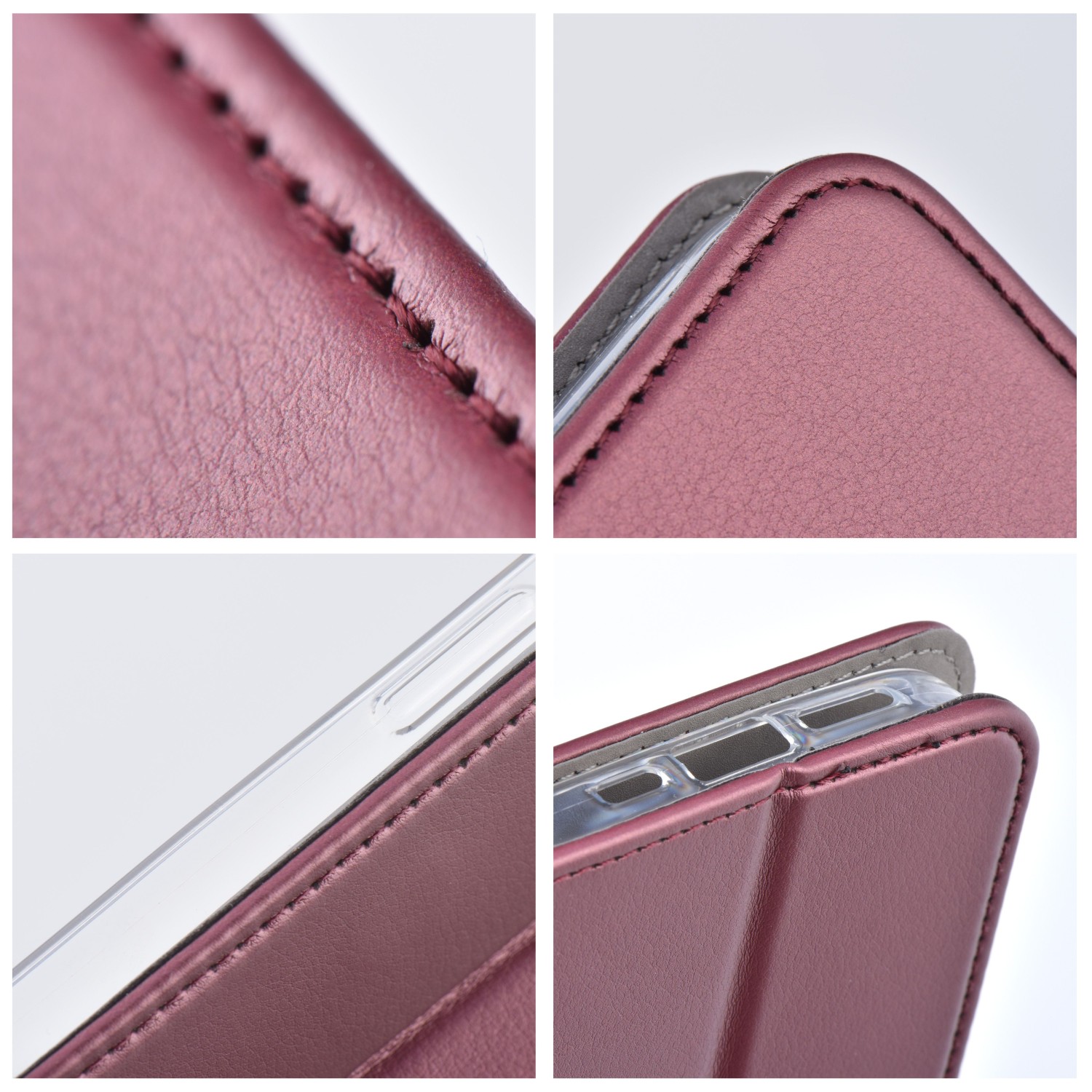 Smart Magneto book case for SAMSUNG S23 PLUS burgundy