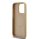 Karl Lagerfeld PU Karl Heads Pattern Magsafe Zadní Kryt pro iPhone 15 Pro Max Beige