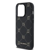 Karl Lagerfeld PU Karl Heads Pattern Magsafe Zadní Kryt pro iPhone 14 Pro Black