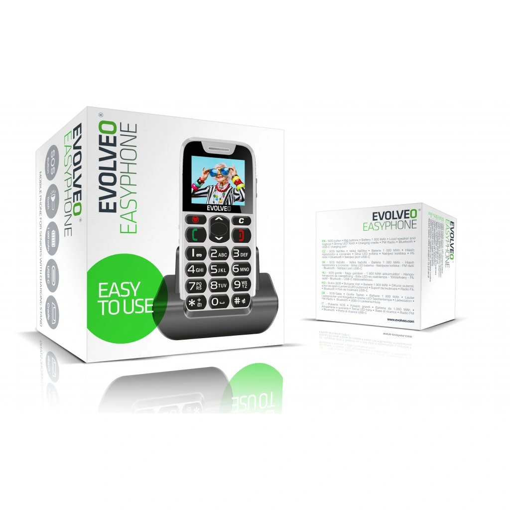 EVOLVEO EasyPhone EP-501, bílá