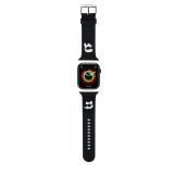 Karl Lagerfeld Karl and Choupette Head NFT Řemínek pro Apple Watch 38/40/41 Black