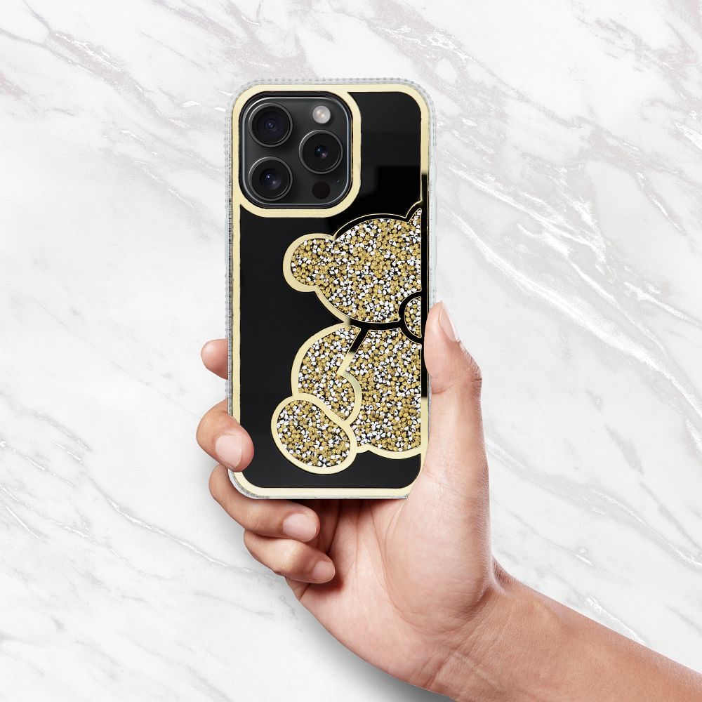 TEDDY BEAR Case for IPHONE 14 Pro gold