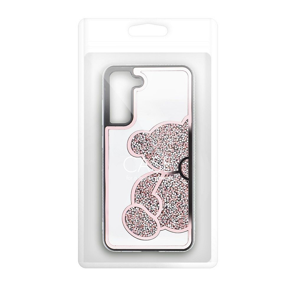 Zadní kryt TEDDY BEAR Case pro Apple iPhone 14, růžová