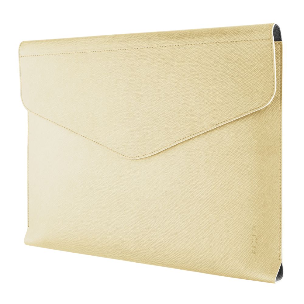 Pouzdro FIXED Siena pro notebooky a tablety do 13", světle žluté