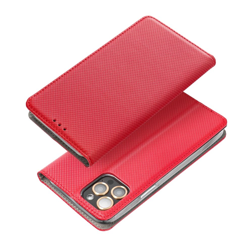 Smart Case book for MOTOROLA MOTO G24 red