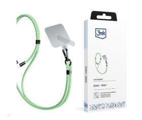 Univerzálna šnúrka 3mk EasyClip, zelená (čierna)