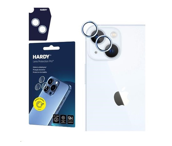 3mk ochrana kamery HARDY Lens Protection Pro pro Apple iPhone 14 Pro/14 Pro Max, stříbrná