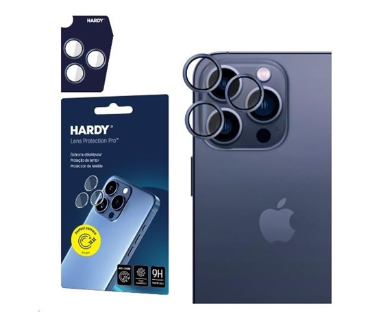 3mk ochrana kamery HARDY Lens Protection Pro pro Apple iPhone 13 Pro/13 Pro Max, šedá