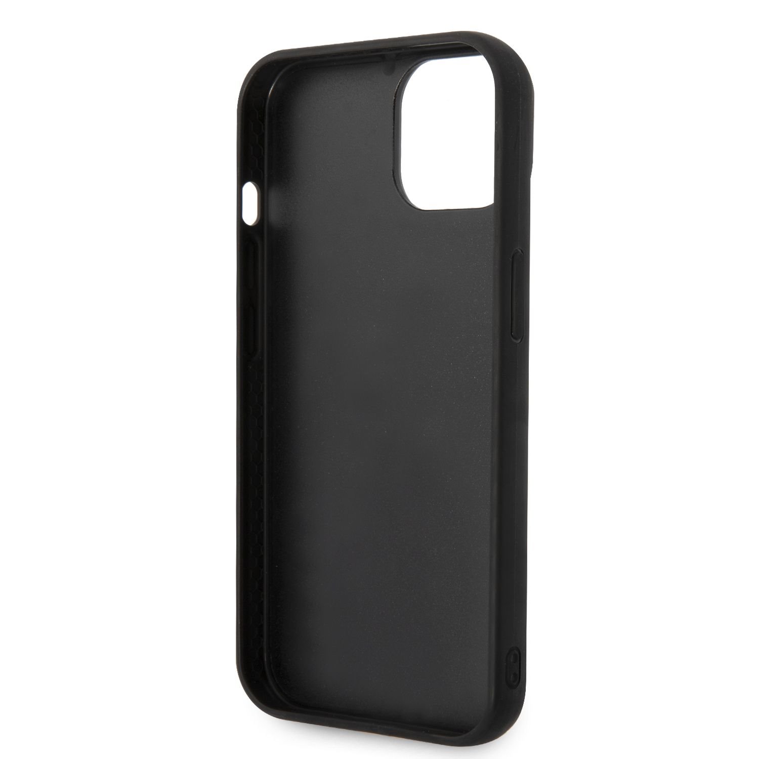 Karl Lagerfeld Quilted Puffy Ikonik Logo Zadní Kryt pro iPhone 14 Plus Black