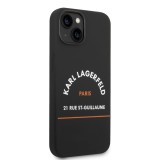 Karl Lagerfeld Rue St Guillaume Zadní Kryt pro iPhone 14 Plus Black