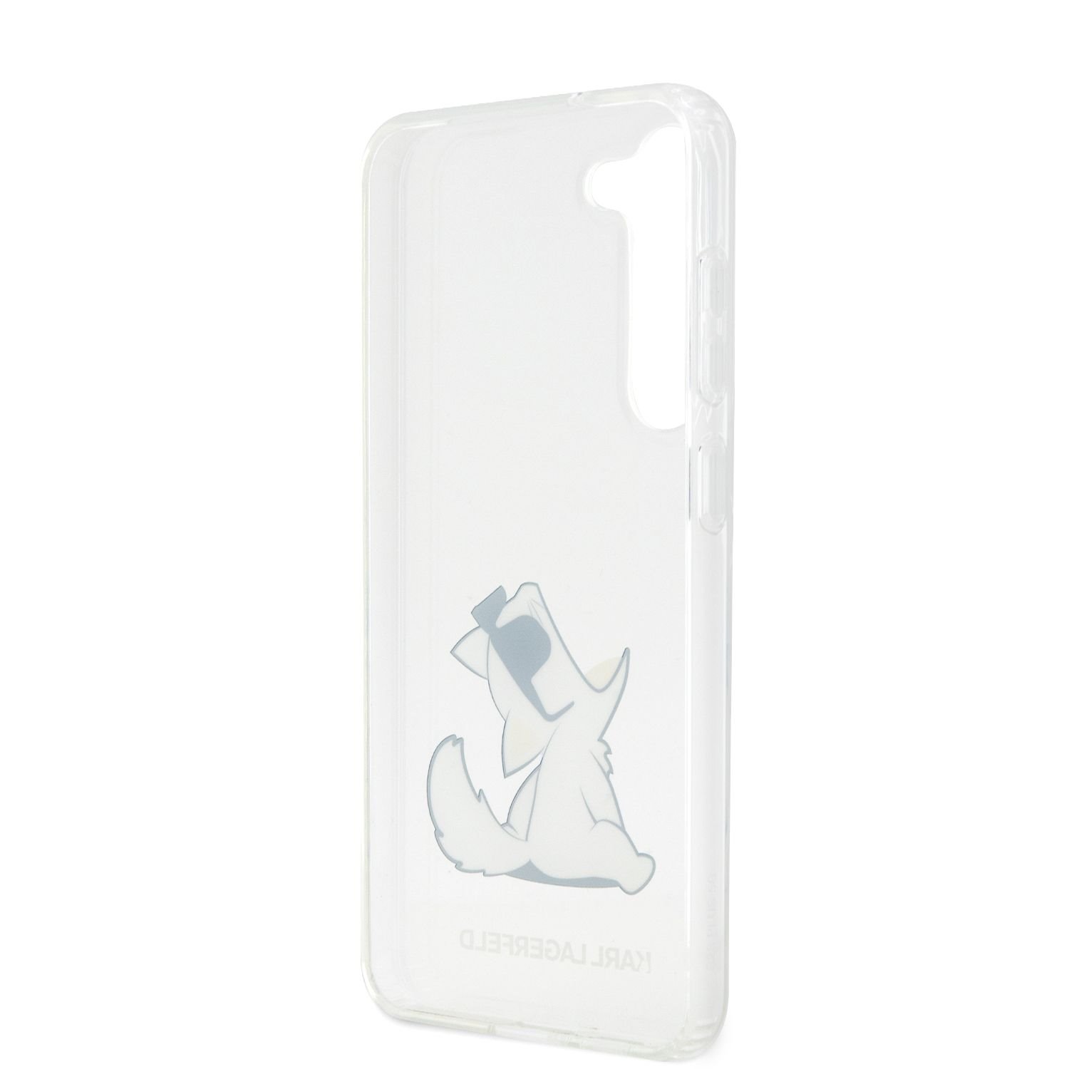 Karl Lagerfeld PC/TPU Choupette Eat Zadní Kryt pro Samsung Galaxy S23 Transparent