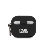 Karl Lagerfeld Rue St Guillaume Silikonové Pouzdro pro Airpods 3 Black