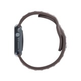 Řemínek 3mk Silicone Watch Strap pro Apple 42/44/45/49 mm, taupe