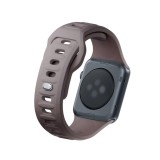 Řemínek 3mk Silicone Watch Strap pro Apple 42/44/45/49 mm, taupe