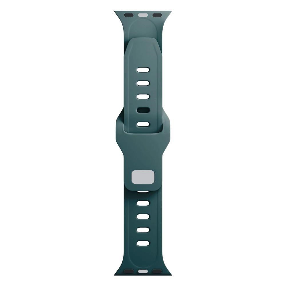 3mk Silicone Watch Strap pro Apple 42/44/45/49 mm, zelená