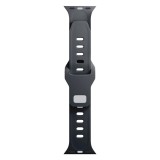 Řemínek 3mk Silicone Watch Strap pro Apple 42/44/45/49 mm, černá