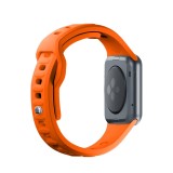 Řemínek 3mk Silicone Watch Strap pro Apple 38/40/41 mm, oranžová