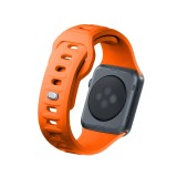 Řemínek 3mk Silicone Watch Strap pro Apple 38/40/41 mm, oranžová