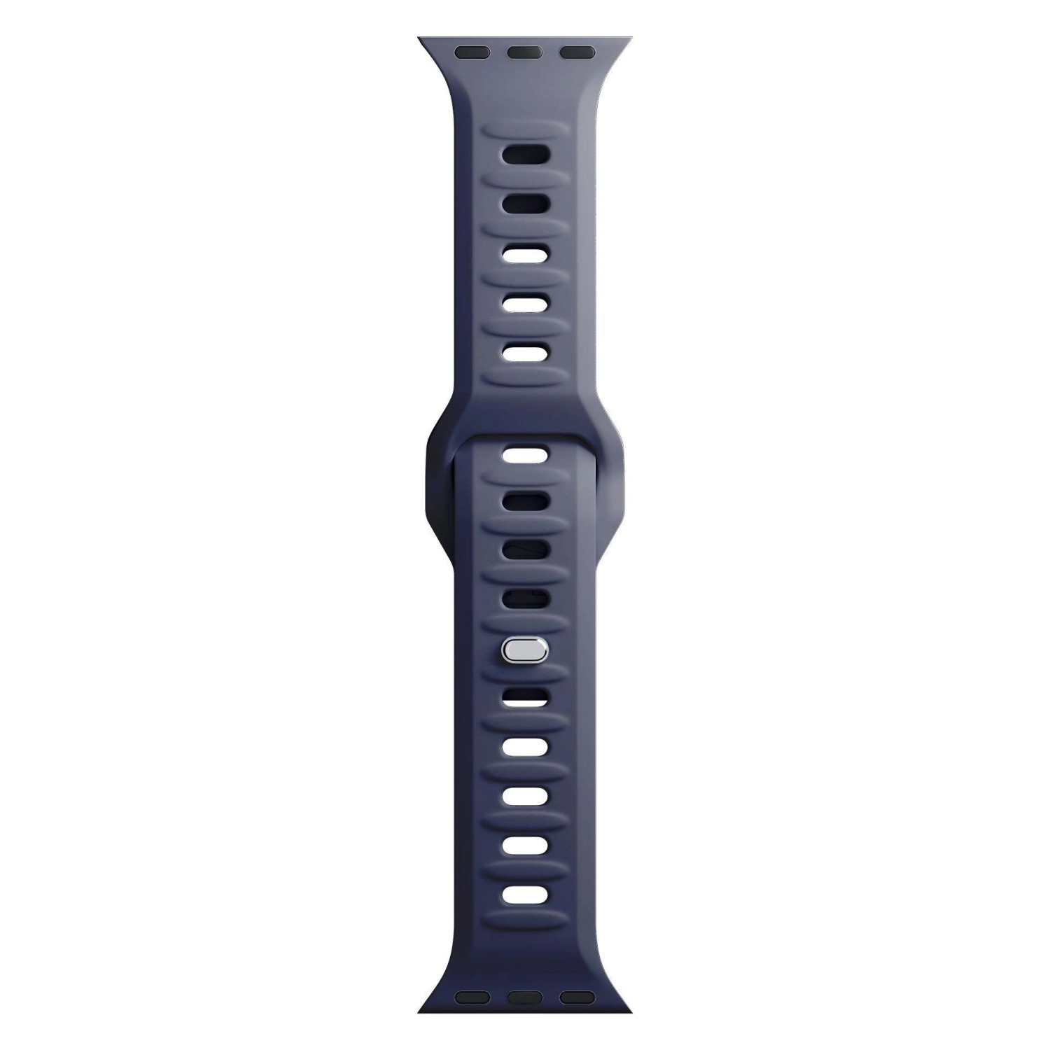 Řemínek 3mk Silicone Watch Strap pro Apple 38/40/41 mm, šedá