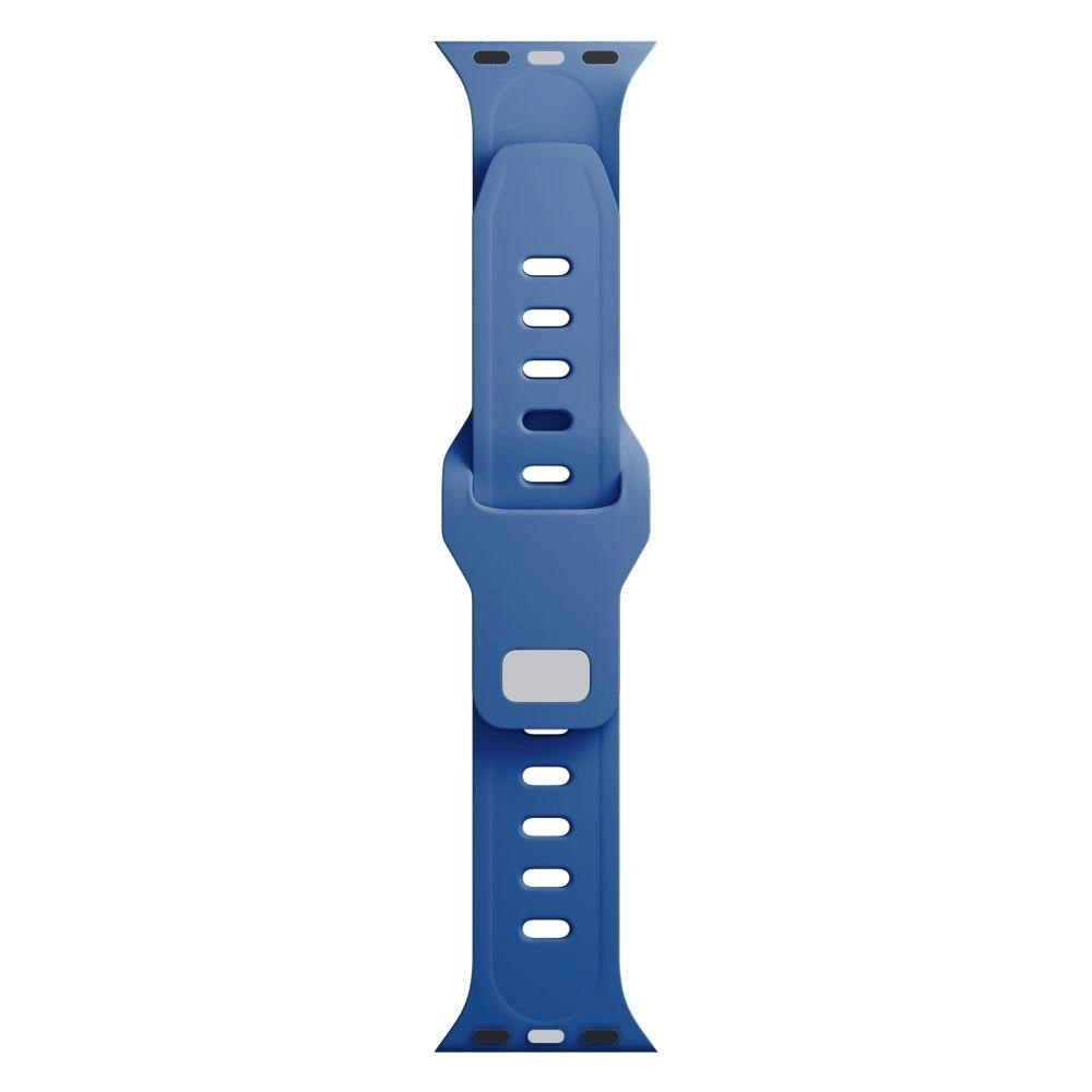 Řemínek 3mk Silicone Watch Strap pro Apple 38/40/41 mm, modrá