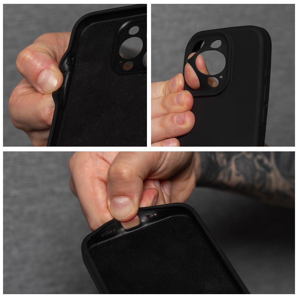 Case SILICONE 2mm for IPHONE 14 black