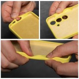 Case SILICONE 2mm for MOTOROLA EDGE 50 Pro lemon