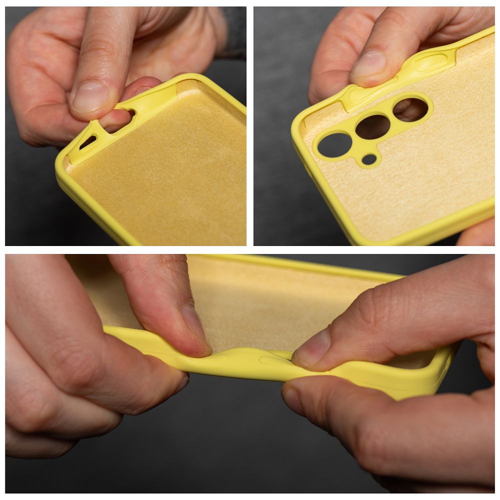 Case SILICONE 2mm for MOTOROLA EDGE 40 Neo lemon