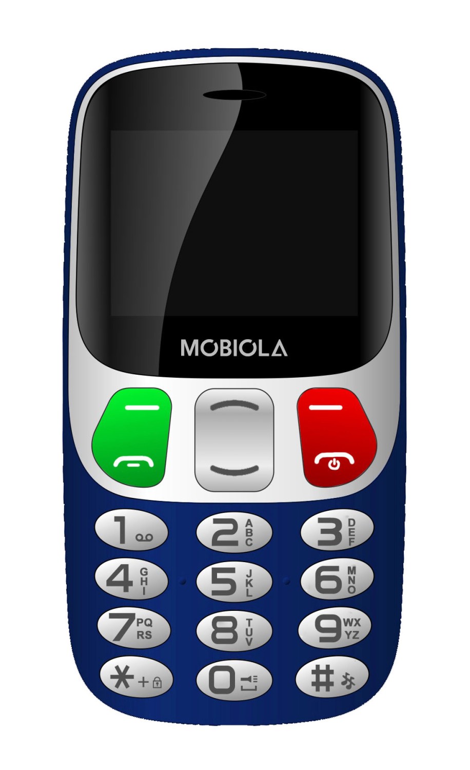 Mobiola MB800 Senior modrá