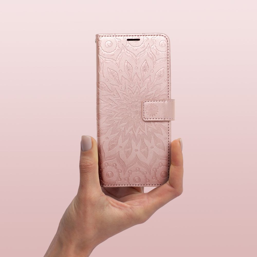 MEZZO Book case for IPHONE 16 Pro Max mandala rose gold